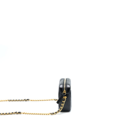 Chanel 22P Camera Crossbody Bag Caviar Black
