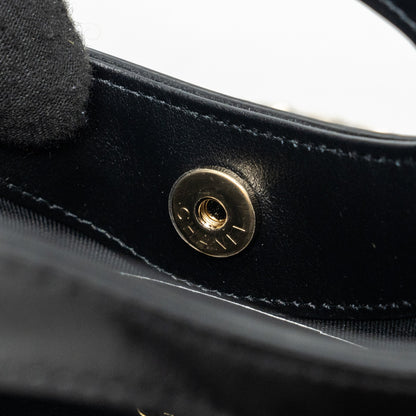Chanel 24c mini 31 clutch with chain shiny calfskin black L (microchip)
