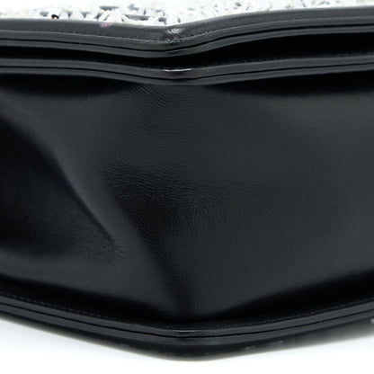 Chanel Medium Boy Bag Limited Lambskin Black/White