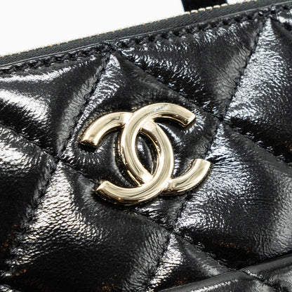 Chanel 22A Backpack Patent Black L (Microchip)