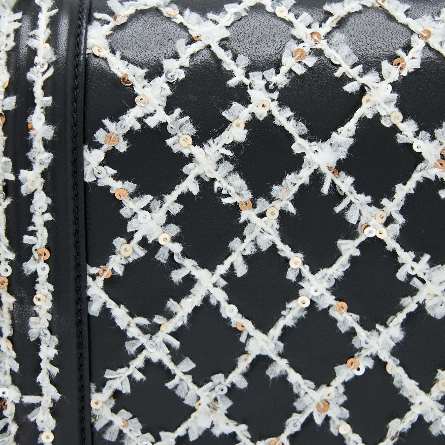 Chanel Medium Boy Bag Limited Lambskin Black/White