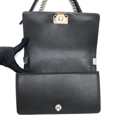 Chanel Medium Boy Bag Limited Lambskin Black/White