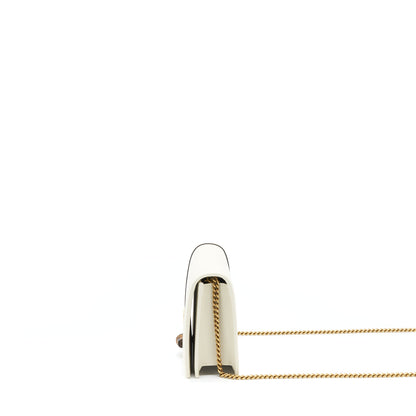 Gucci Diana Mini Bag with Bamboo White
