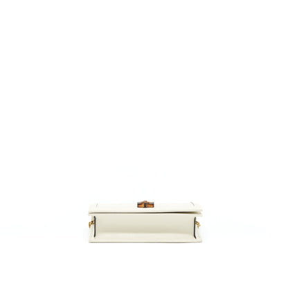 Gucci Diana Mini Bag with Bamboo White
