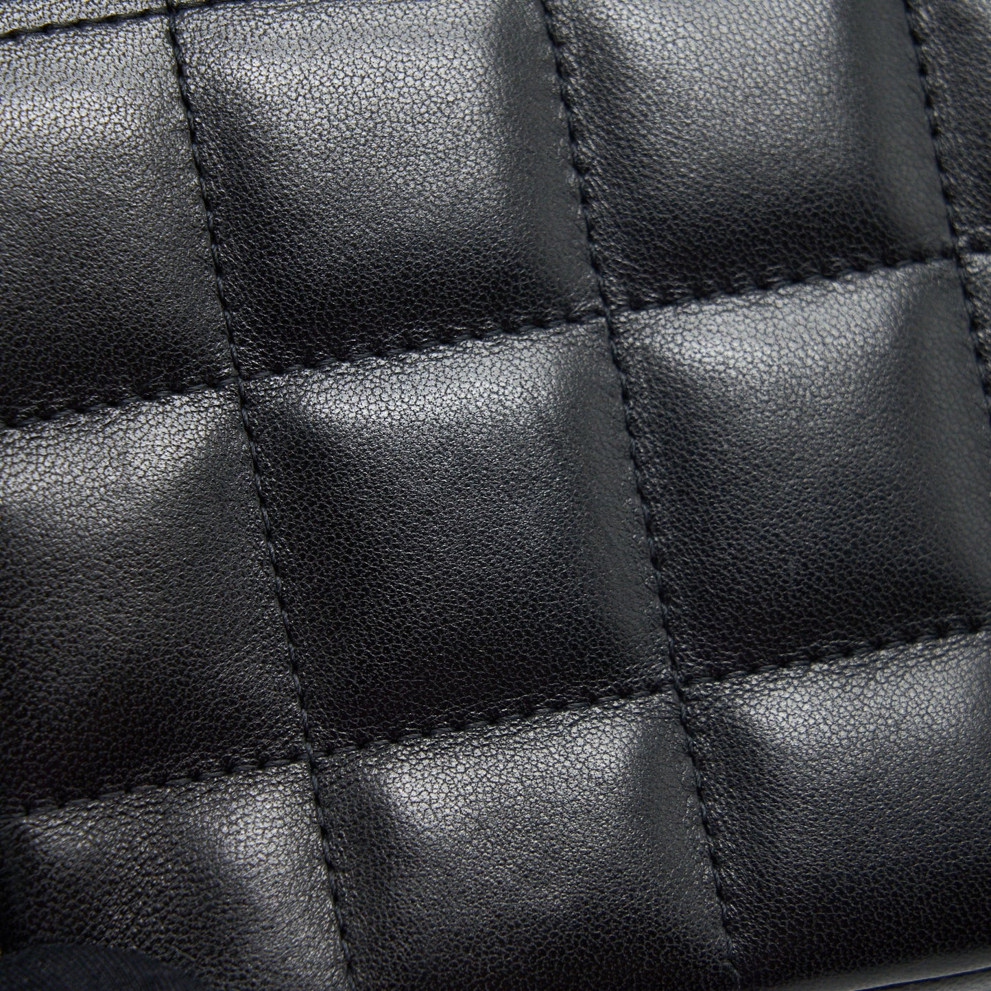 Chanel Camellia Mini Flap shoulder Bag Lambskin black