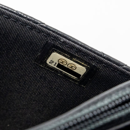 Chanel Boy Wallet on Chain lambskin black