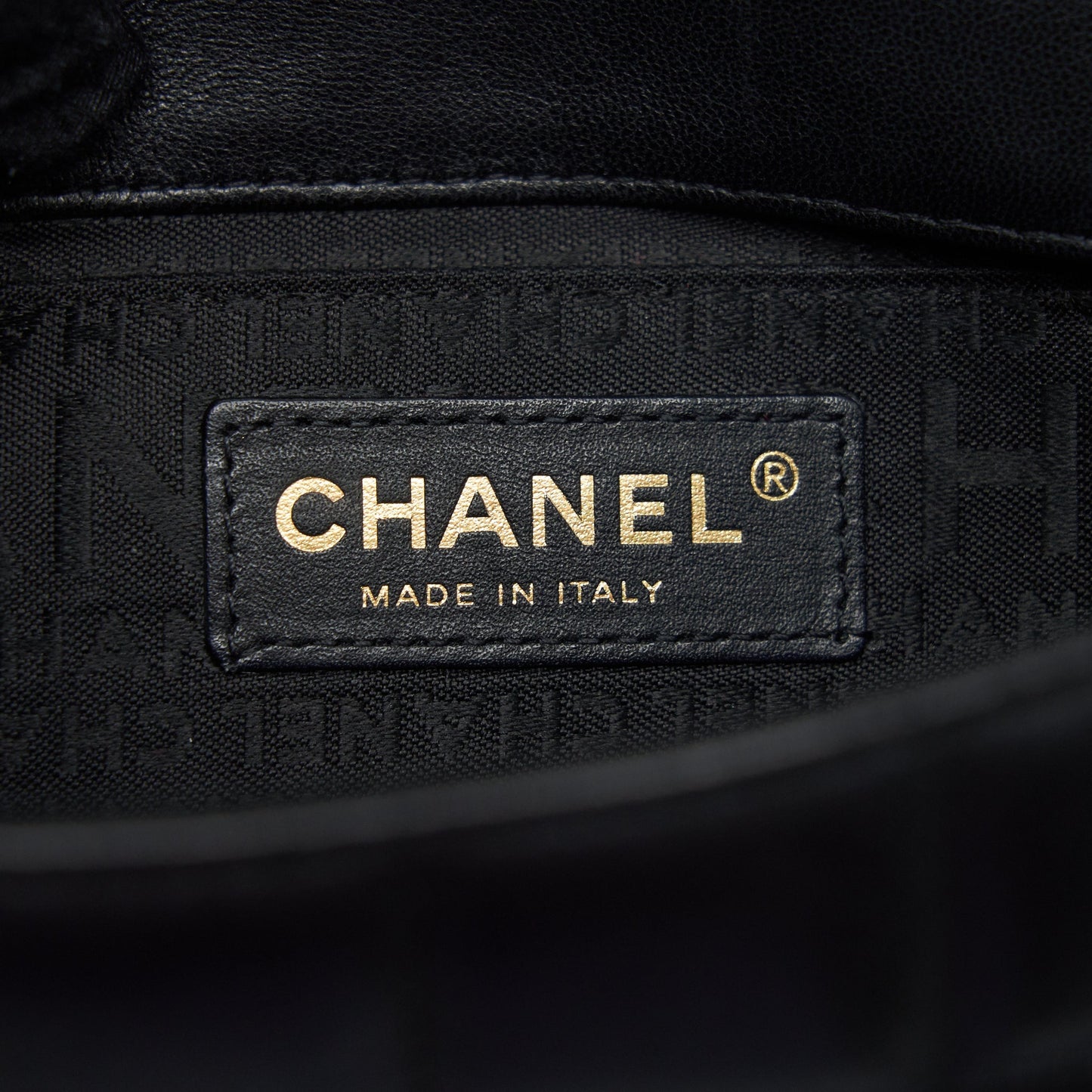Chanel Camellia Mini Flap shoulder Bag Lambskin black