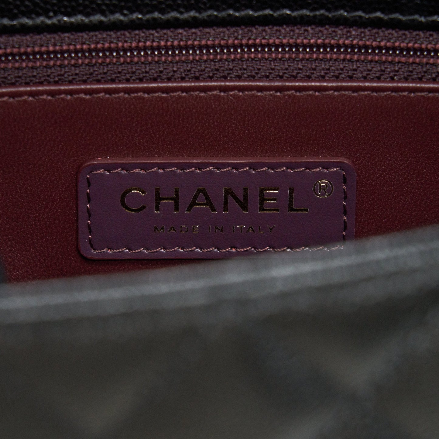 Chanel 21K Small Coco Handle 24cm Caviar Black L