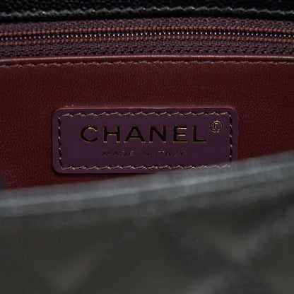 Chanel 21K Small Coco Handle 24cm Caviar Black L
