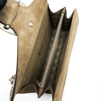 Gucci Dionysus GG Small Shoulder Bag Beige