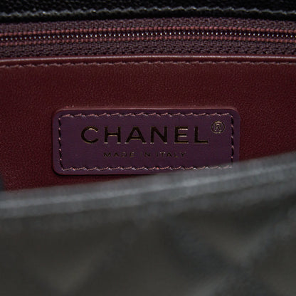 Chanel 21K Small (old mini) 24cm Cocohandle Black Caviar L