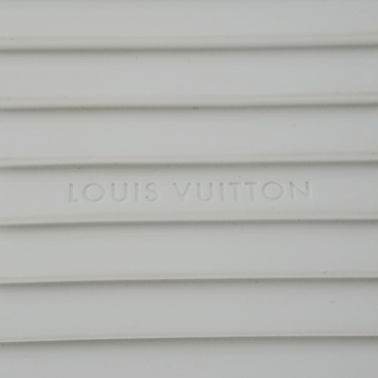 LOUIS VUITTON TimeOut Monogram Denim Sneakers Bicolor Size 36