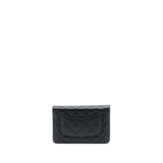 Chanel Classic Wallet On Chain Caviar Black