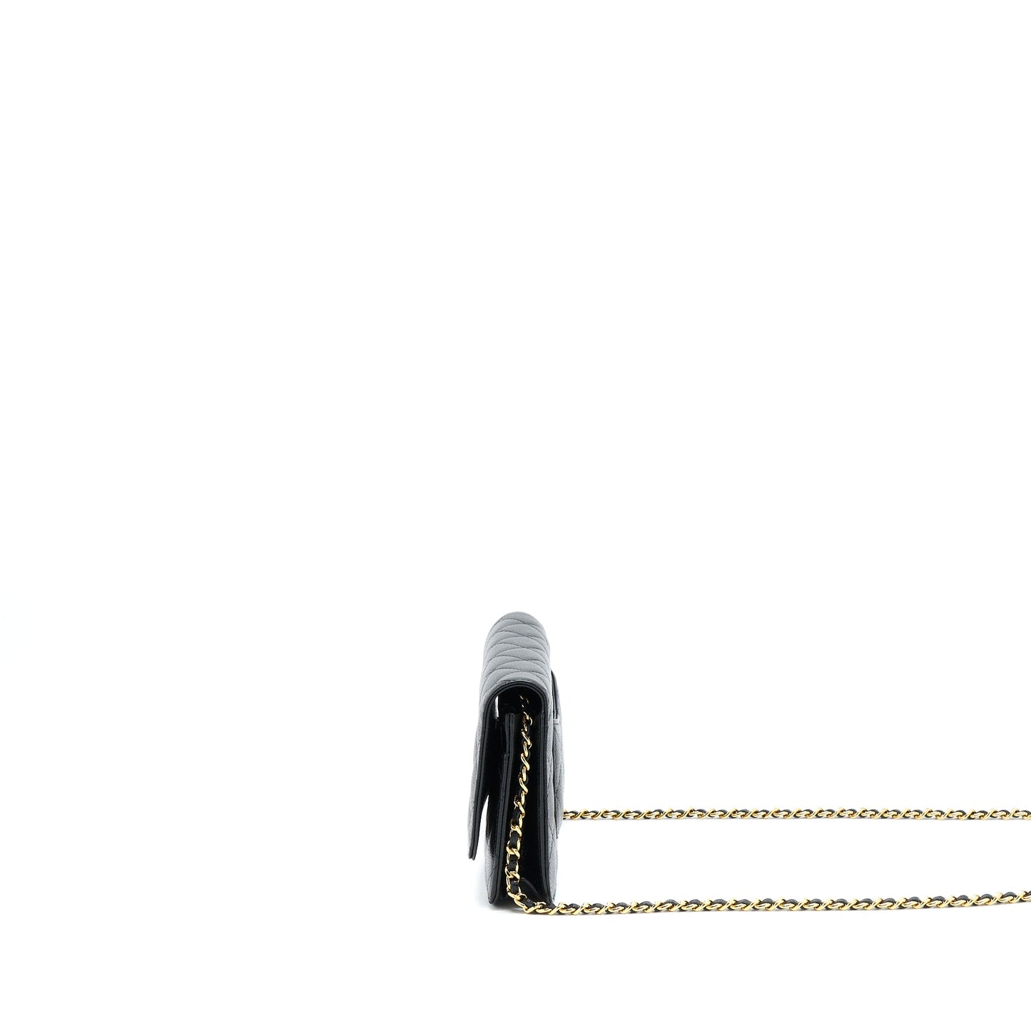 Chanel Classic Wallet On Chain Caviar Black