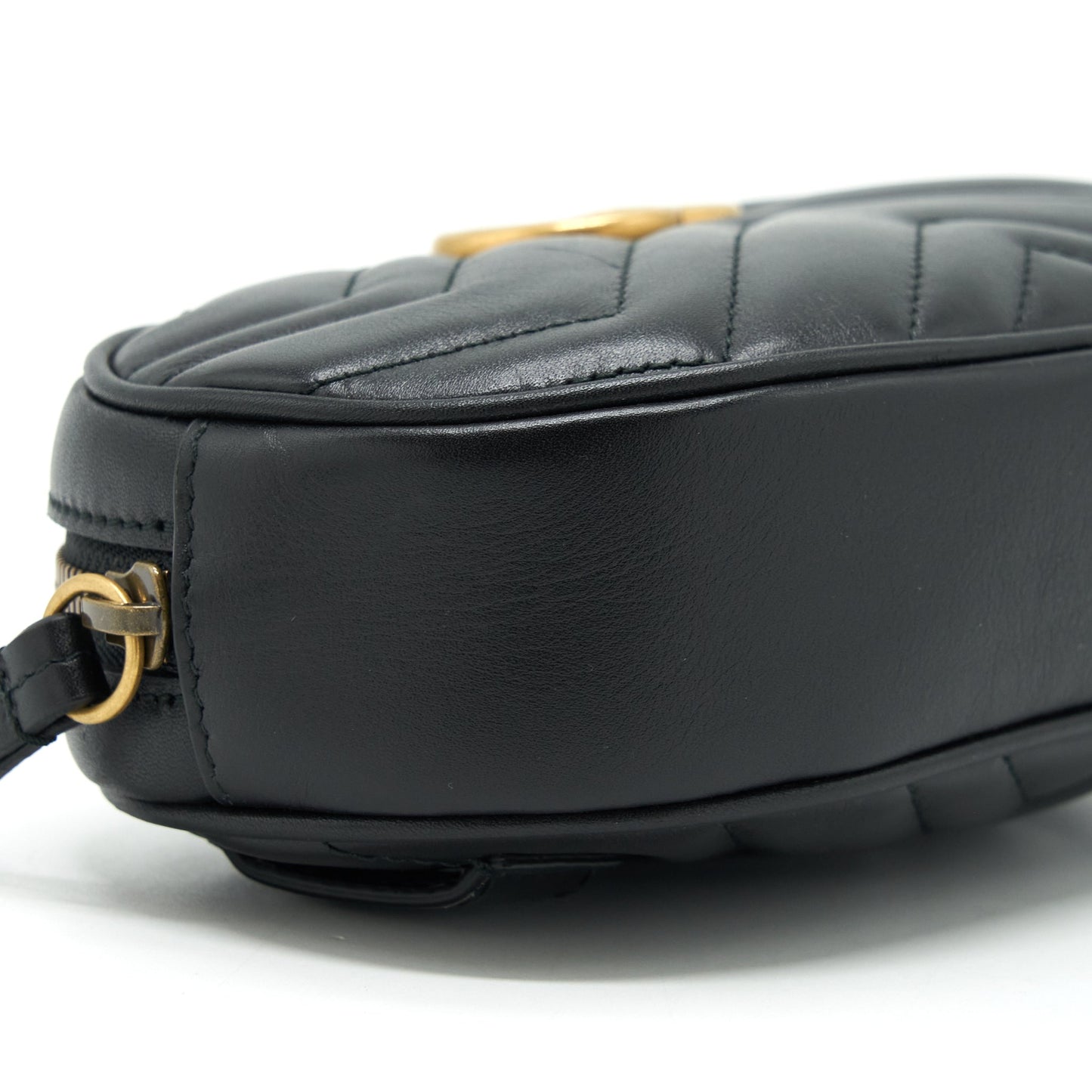 Gucci GG Marmont Matelasse Belt Bag Black