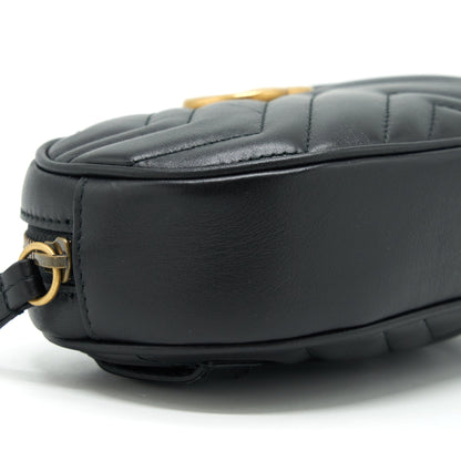 Gucci GG Marmont Matelasse Belt Bag Black