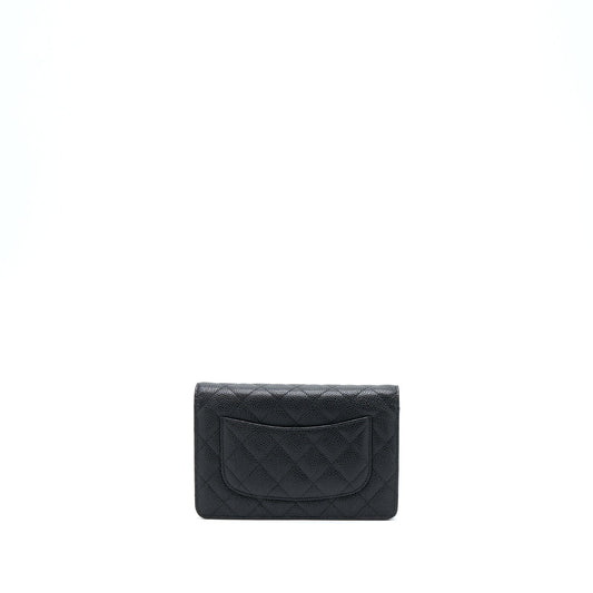 Chanel Classic Wallet On Chain Caviar Black