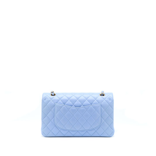 Chanel Classic Flap Bag Lambskin NA104 Light Blue L