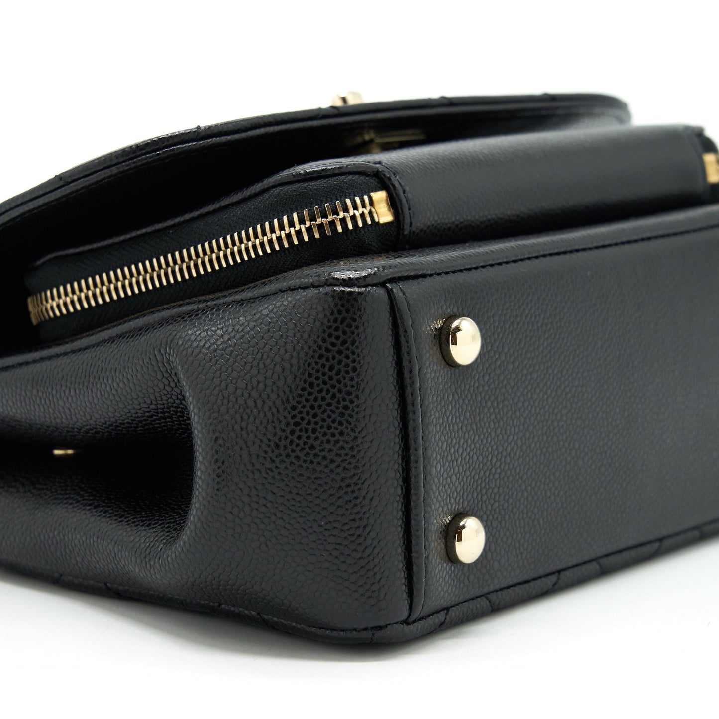 Chanel 22P Small Business Affinity Grained Calfskin Black L