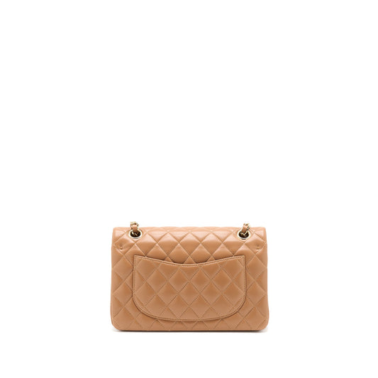 Chanel 22S Small Classic Flap Bag Lambskin Caramel L