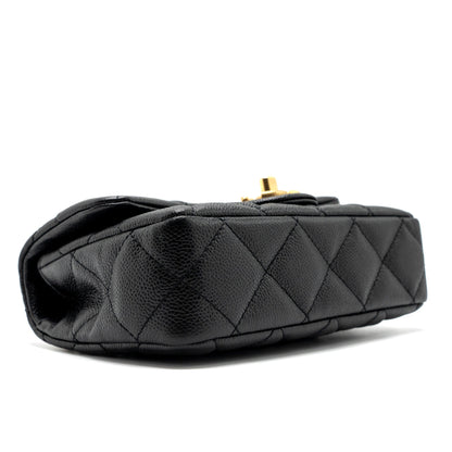 Chanel 23p Mini Coco Love Flap Bag Caviar Black (Microchip)
