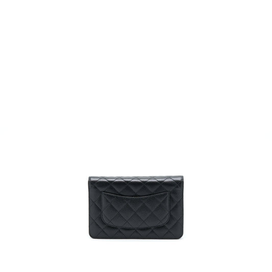 Chanel Classic Wallet On Chain Caviar Black