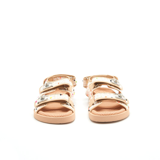 Chanel Size37 Dad Sandal Beige