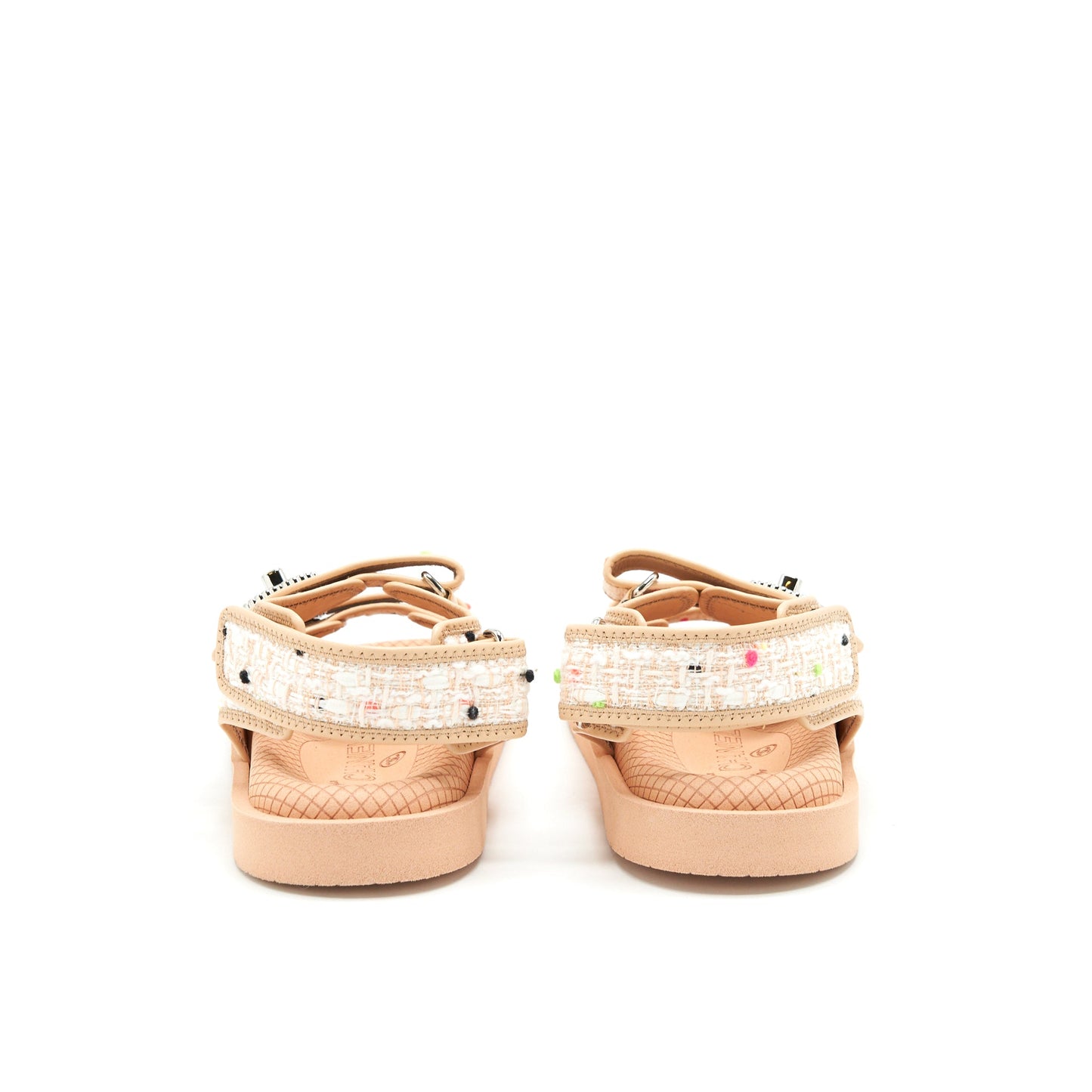 Chanel Size37 Dad Sandal Beige