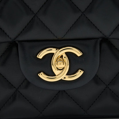 Chanel Maxi Classic Double Flap Bag Lambskin Black