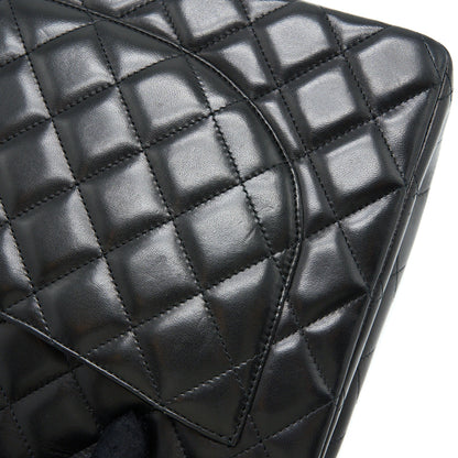 Chanel Maxi Classic Double Flap Bag Lambskin Black
