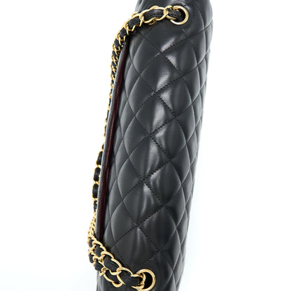 Chanel Maxi Classic Double Flap Bag Lambskin Black