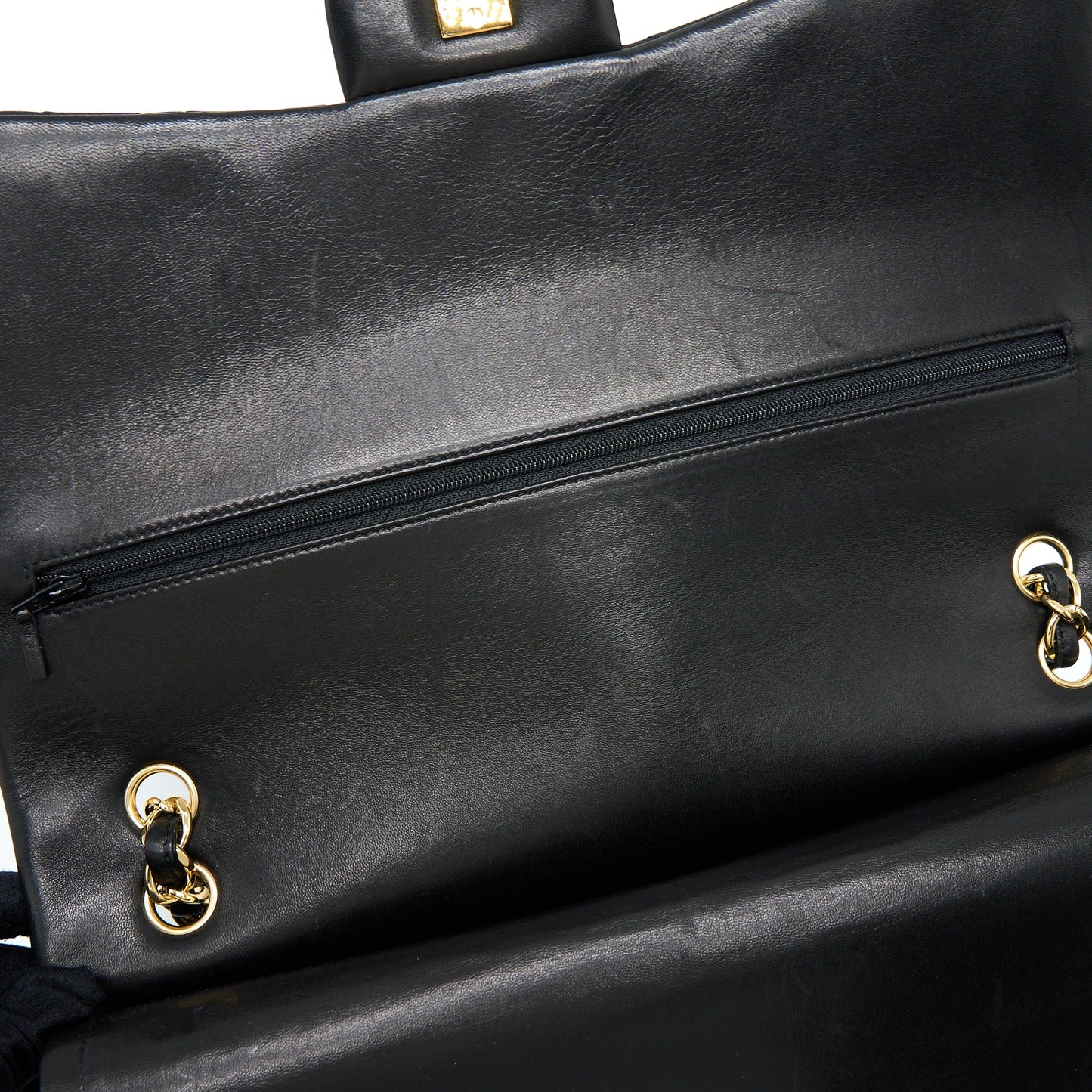 Chanel Maxi Classic Double Flap Bag Lambskin Black