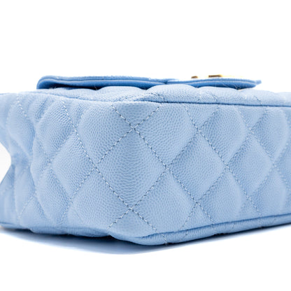 Chanel 23c Small Hobo Bag Caviar Light Blue (Microchip)