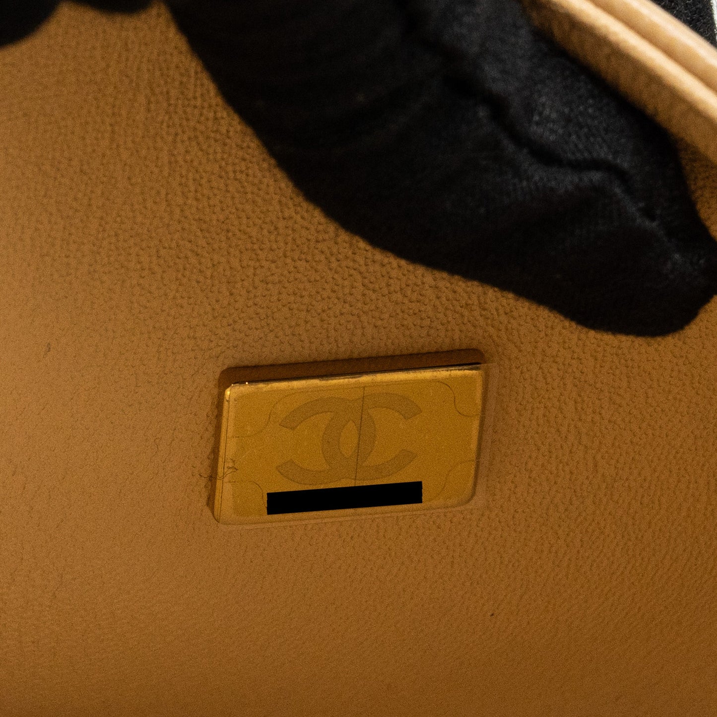Chanel Medium Classic Double Flap Bag Caviar Beige  (Microchip)