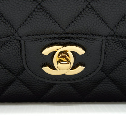 Chanel Medium Classic Flap Bag Caviar Black