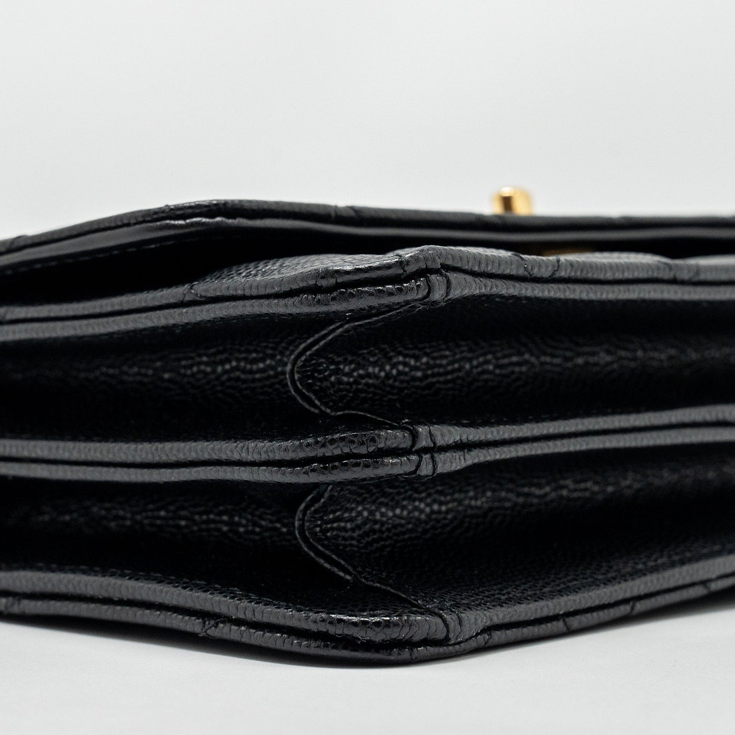 Chanel 23s Wallet On Chain with Bag Charm Caviar Black (Microchip)