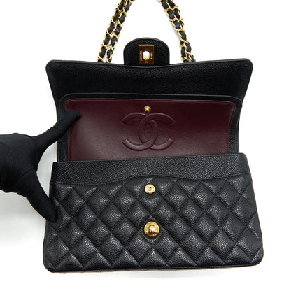 Chanel Medium Classic Flap Bag Caviar Black