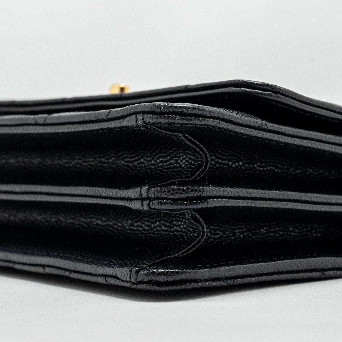 Chanel 23s Wallet On Chain with Bag Charm Caviar Black (Microchip)