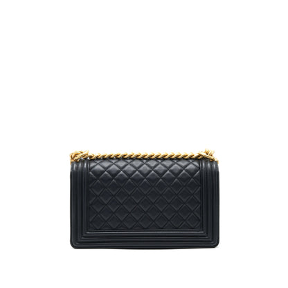 Chanel Medium Boy Black Lambskin