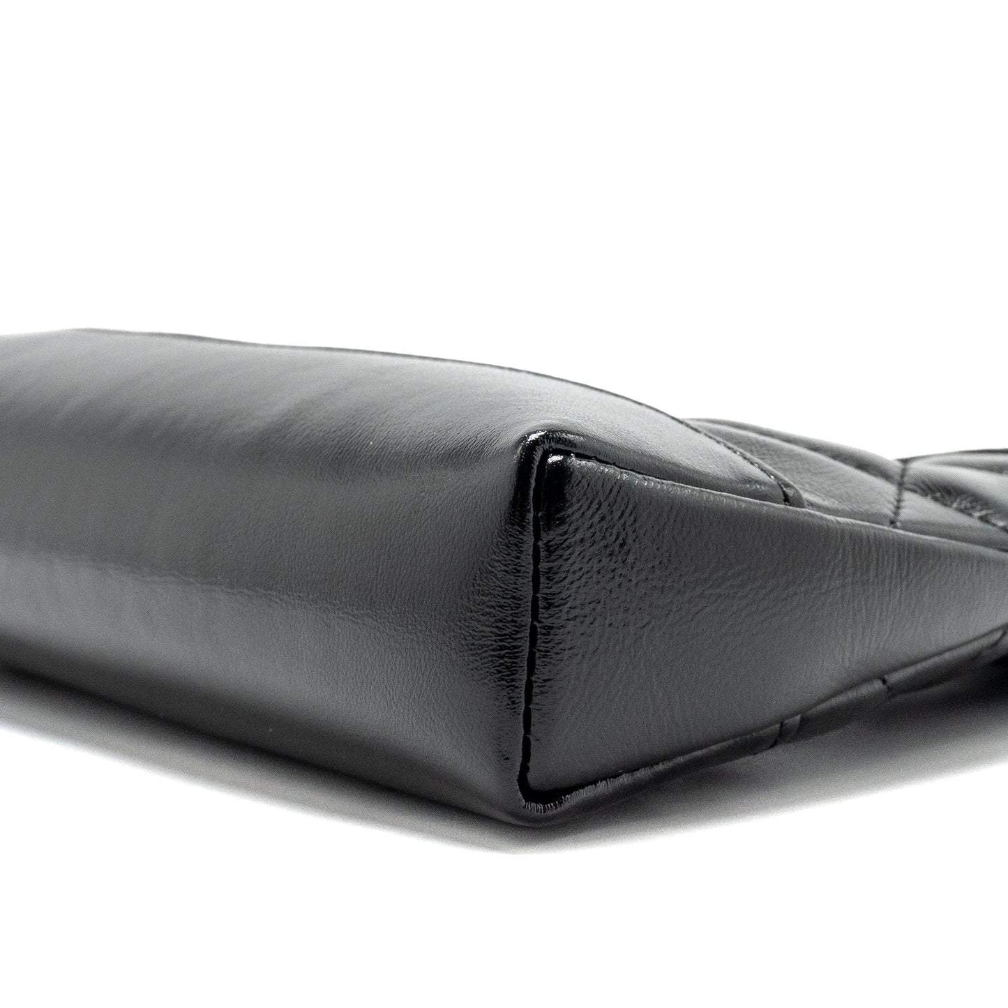 Chanel mini 31 Clutch with Chain Shiny Calfskin Black L (Microchip)