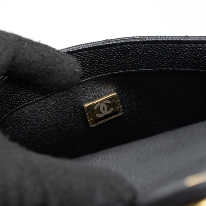 Chanel 23P Mini Coco Love Flap Bag Caviar Black  (Microchip)