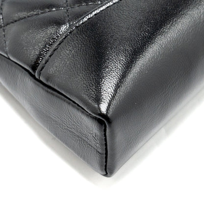 Chanel mini 31 Clutch with Chain Shiny Calfskin Black L (Microchip)