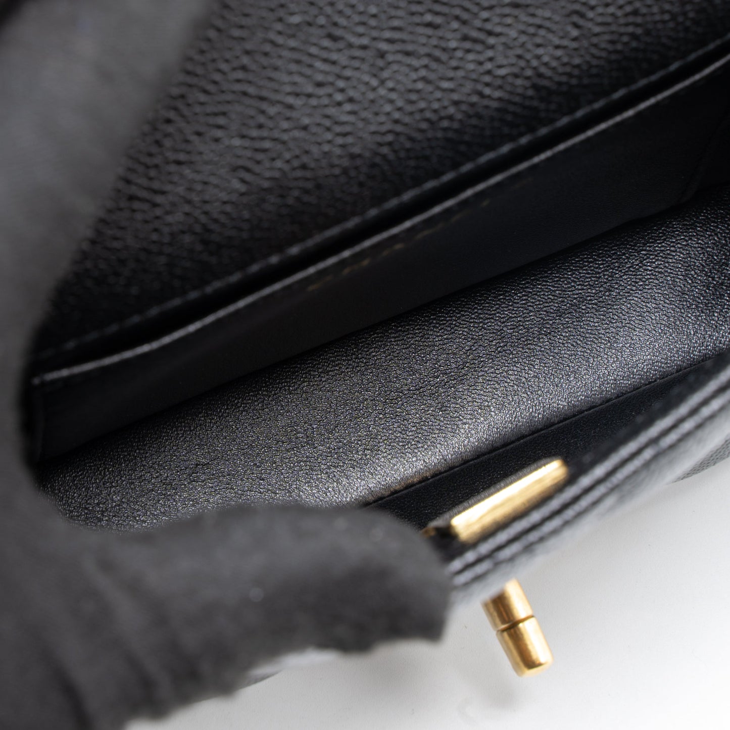 Chanel 23P Mini Coco Love Flap Bag Caviar Black  (Microchip)
