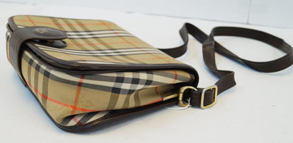 Burberry Shoulder Bag - Burberry Nova Check Bag Canvas Beige