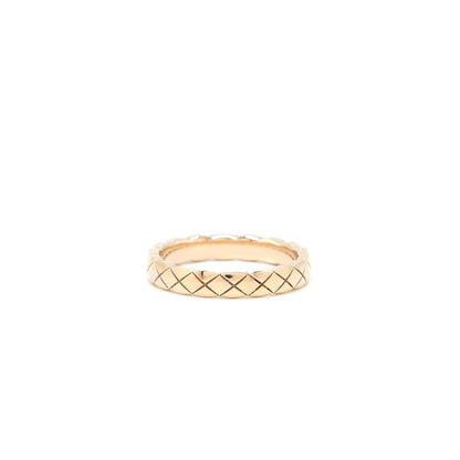 Chanel Size 51 Coco Crush Ring Mini Version Beige Gold