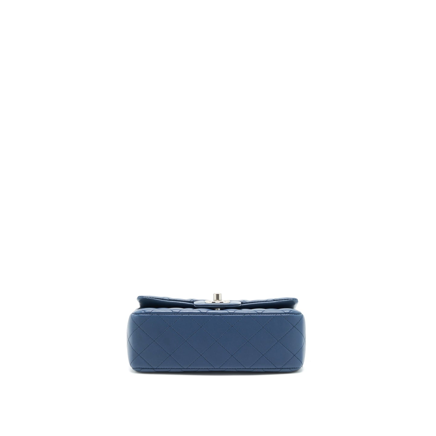 Chanel Mini Rectangular Flap bag Lambskin Blue