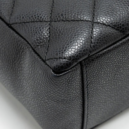 Chanel Petit Shopping Tote Bag Caviar BLACK