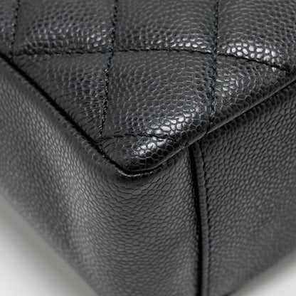 Chanel Petit Shopping Tote Bag Caviar BLACK