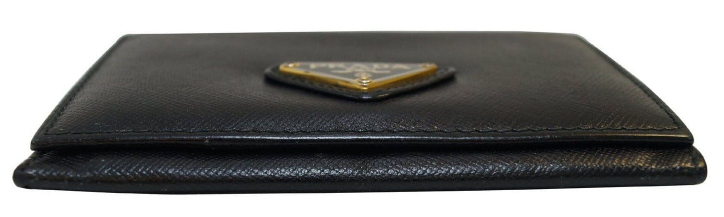 Prada Saffiano Leather Black Wallet