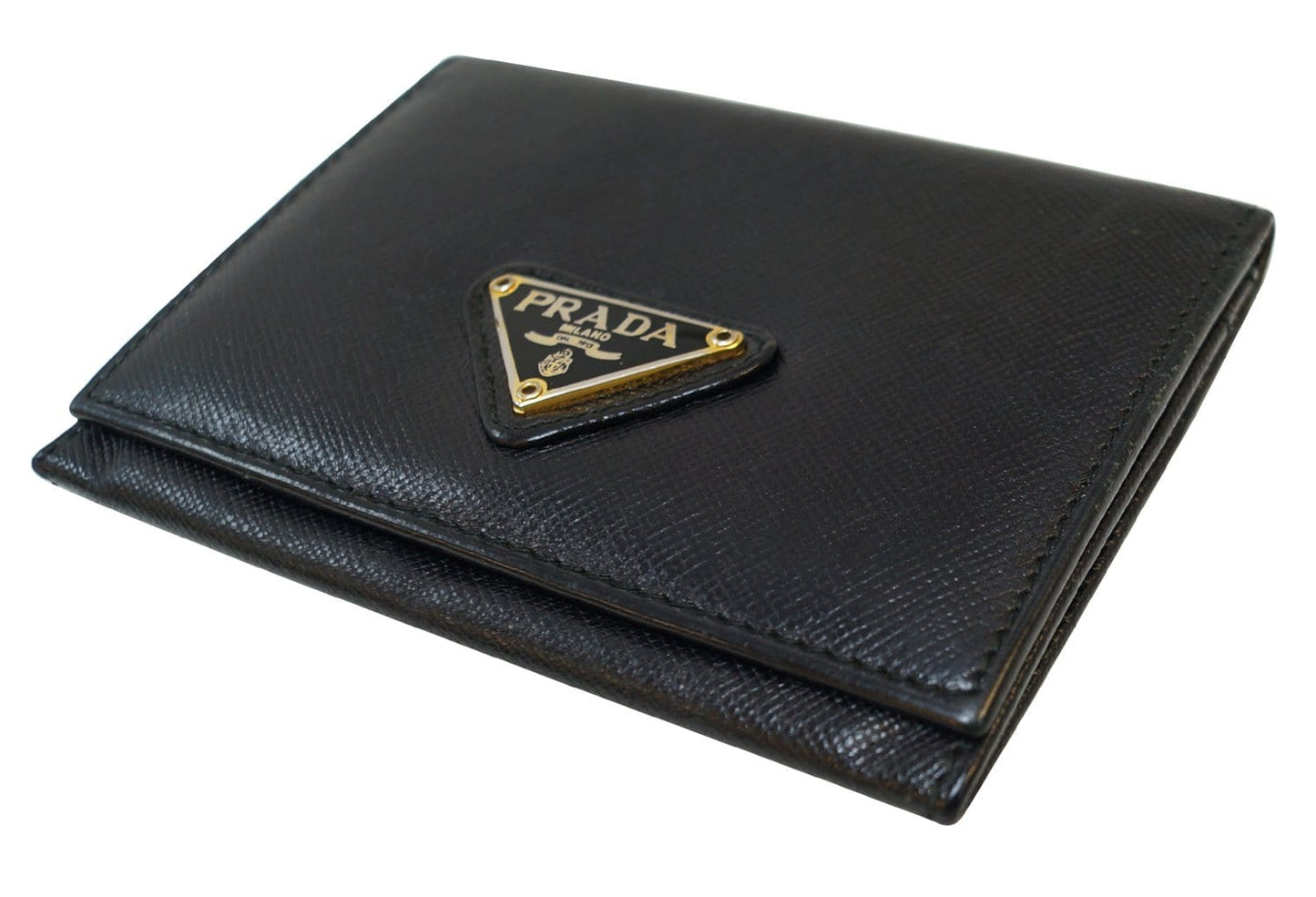 Prada Saffiano Leather Black Wallet